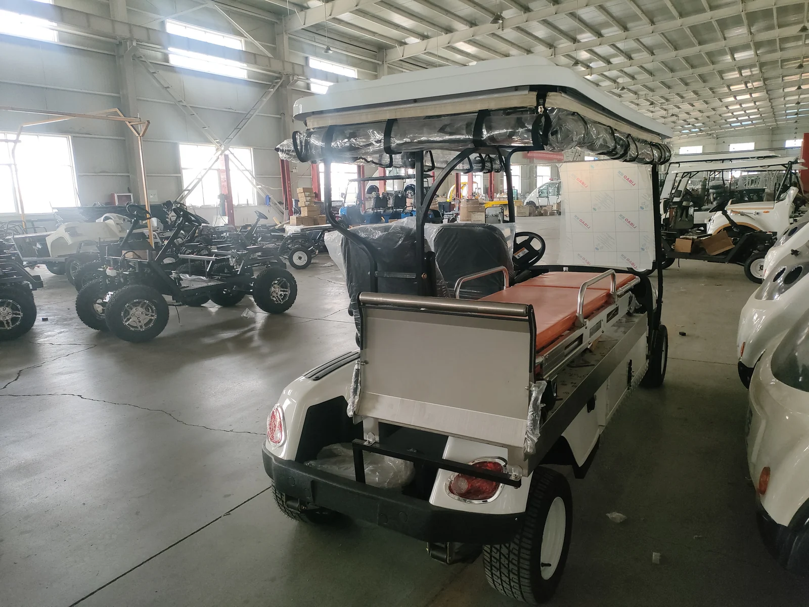 Huajia Medical Ambulance Stretcher Electric Cart - Medical & Emergency Vehicle by Huajia Machinery. The Huajia Medical Ambulance Stretcher Electric Cart is a purpose-built rapid response vehicle for h angle 3