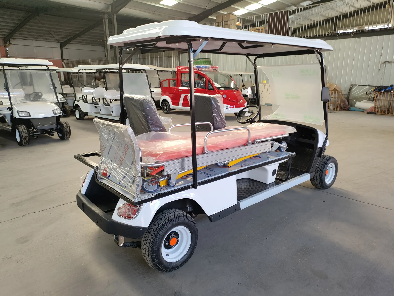 Huajia Medical Ambulance Stretcher Electric Cart - Medical & Emergency Vehicle by Huajia Machinery. The Huajia Medical Ambulance Stretcher Electric Cart is a purpose-built rapid response vehicle for h angle 4