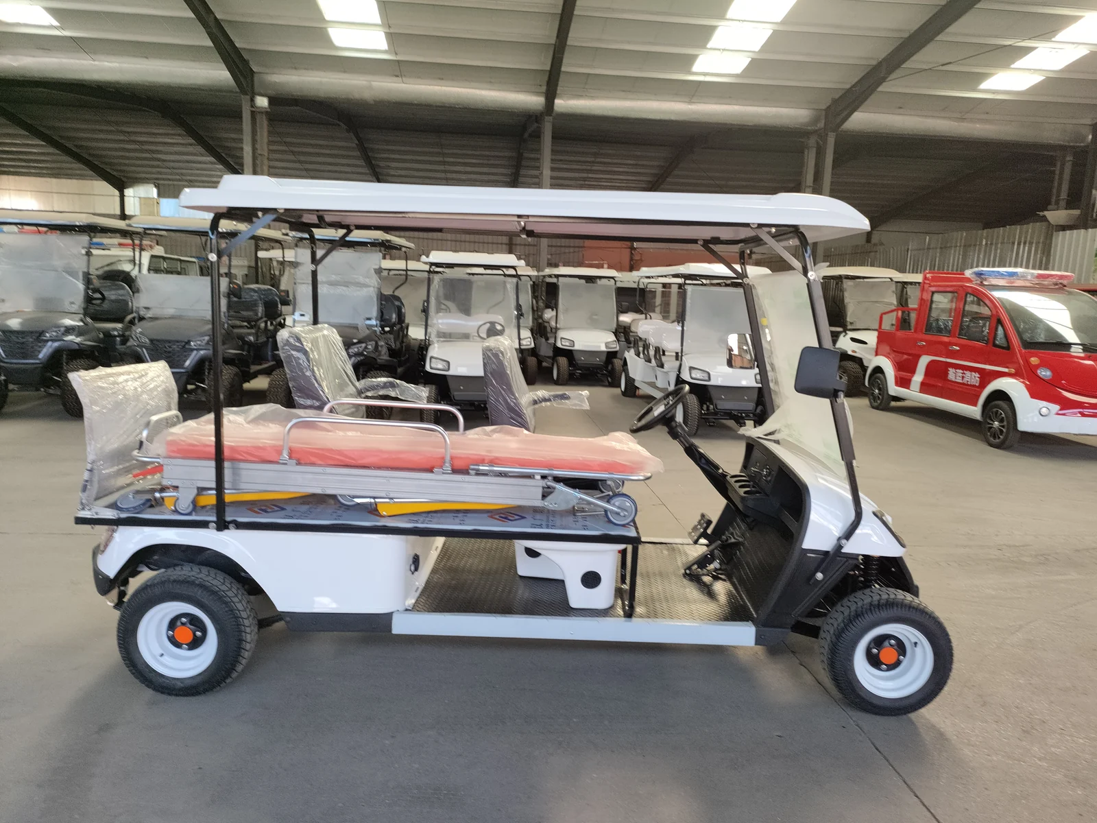 Huajia Medical Ambulance Stretcher Electric Cart - Medical & Emergency Vehicle by Huajia Machinery. The Huajia Medical Ambulance Stretcher Electric Cart is a purpose-built rapid response vehicle for h angle 5