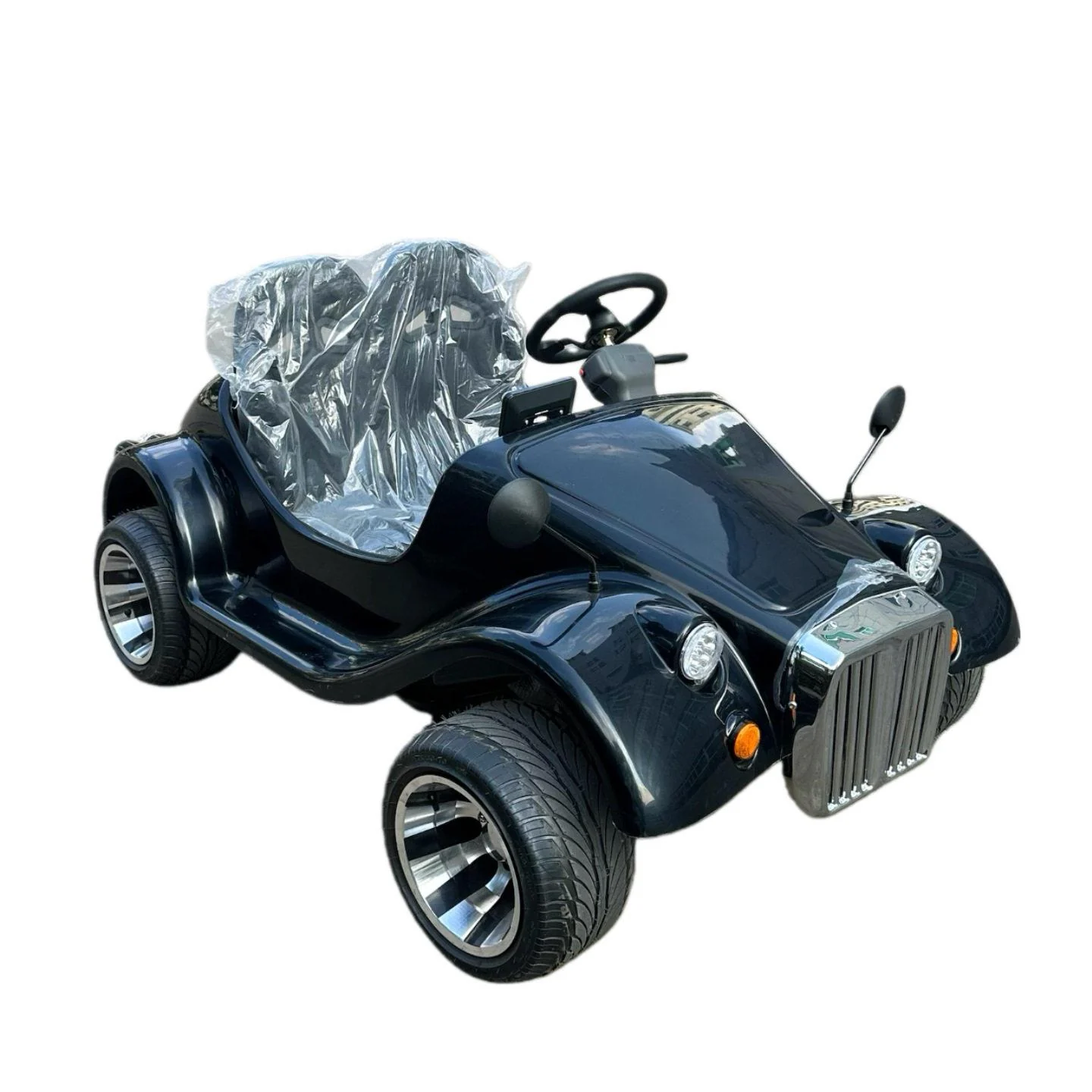 Huajia Dual-Seat Vintage Classic Electric Roadster - Vintage Classic Roadster by Huajia Machinery. The Huajia Dual-Seat Vintage Classic Electric Roadster re-creates the timeless e